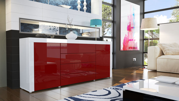 Sideboard "La Paz" in White High Gloss / Various Colors