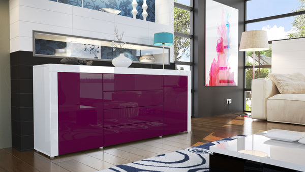 Sideboard "La Paz" in White High Gloss / Various Colors