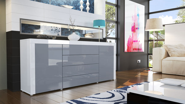 Sideboard "La Paz" in White High Gloss / Various Colors