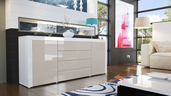 Sideboard "La Paz" in White High Gloss / Various Colors