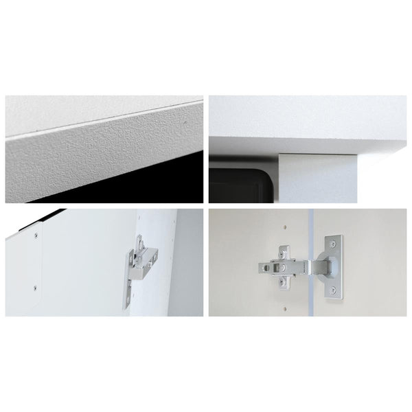 Office Desk "Logan" in White / Different Front Colors