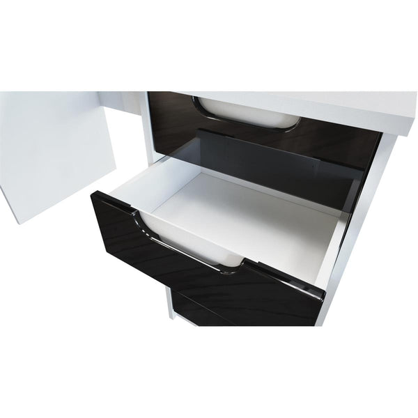 Office Desk "Logan" in White / Different Front Colors