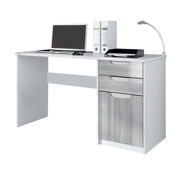 Office Desk "Logan" in White / Different Front Colors