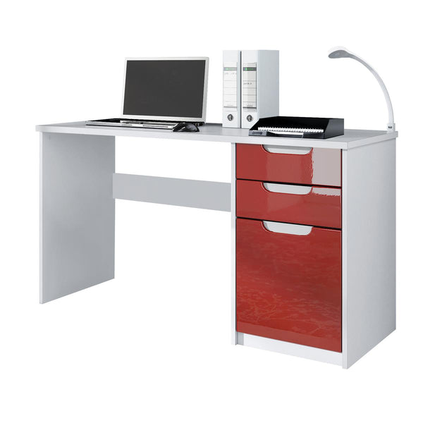 Office Desk "Logan" in White / Different Front Colors