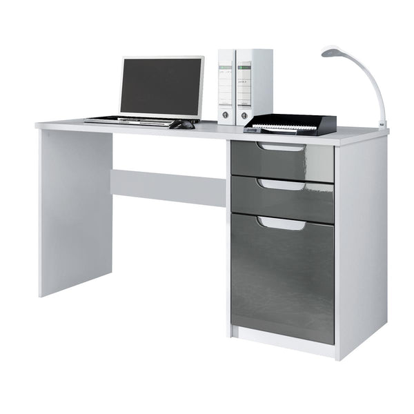 Office Desk "Logan" in White / Different Front Colors