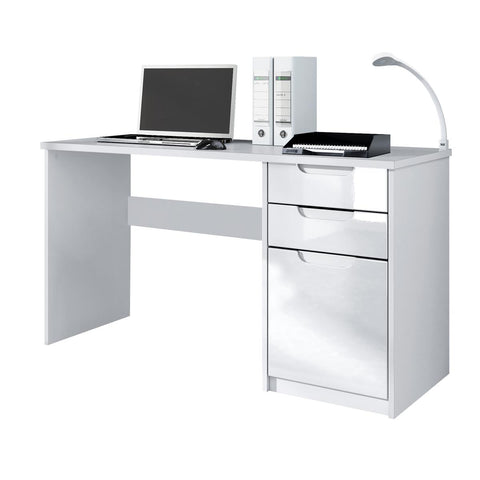 Office Desk "Logan" in White / Different Front Colors