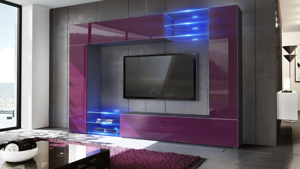 Wall Unit Mirage with Black Body + Various Color Fronts