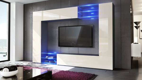 Wall Unit Mirage with Black Body + Various Color Fronts