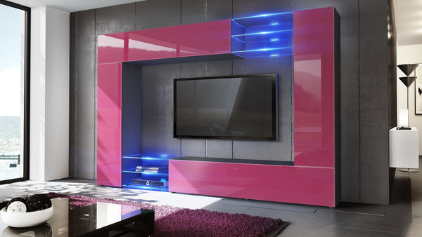 Wall Unit Mirage with Black Body + Various Color Fronts