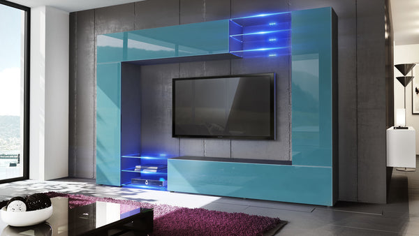 Wall Unit Mirage with Black Body + Various Color Fronts