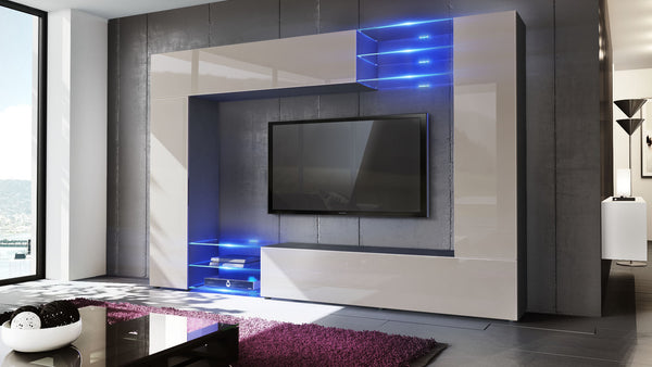 Wall Unit Mirage with Black Body + Various Color Fronts