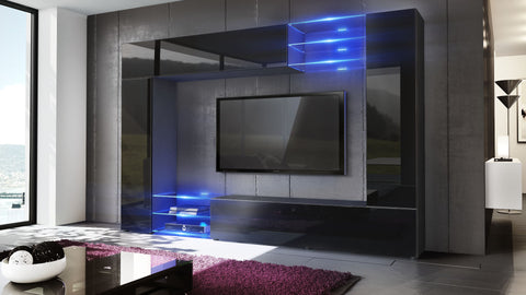 Wall Unit Mirage with Black Body + Various Color Fronts