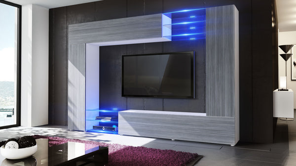 Wall Unit Mirage with White Body + Various Front Colors