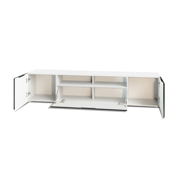 TV Stand Mogan in White / Various Front Color