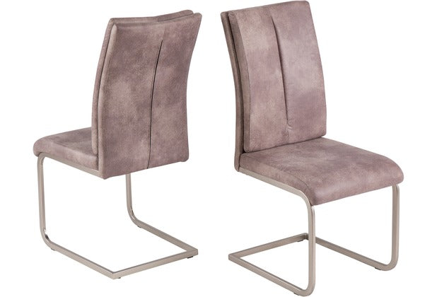 Dining Chair "Kampen" in Grey Fabric