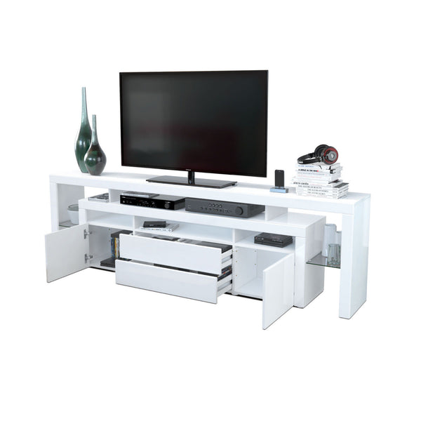 TV Stand Rosario - White High Gloss / White High Gloss