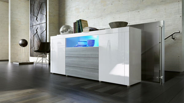 Sideboard "Santiago" - in White High Gloss / Various Colours