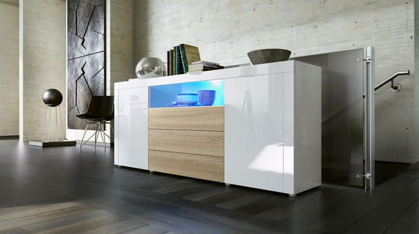 Sideboard "Santiago" - in White High Gloss / Various Colours