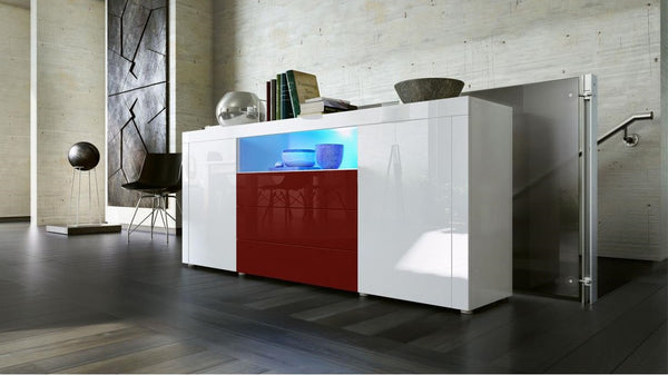 Sideboard "Santiago" - in White High Gloss / Various Colours