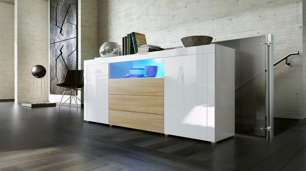 Sideboard "Santiago" - in White High Gloss / Various Colours