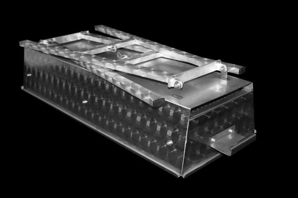 Custom Charcoal Grill in Stainless Steel (100 x 30)