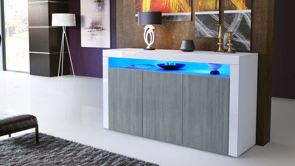 Sideboard Valencia - White / Various Front Colors