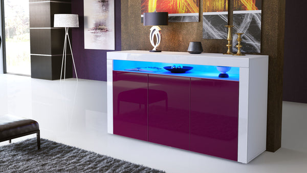 Sideboard Valencia - White / Various Front Colors