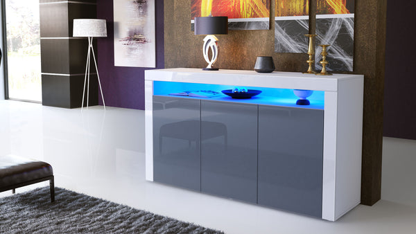 Sideboard Valencia - White / Various Front Colors