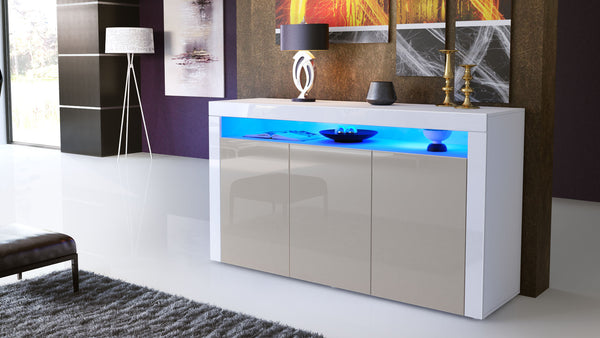 Sideboard Valencia - White / Various Front Colors