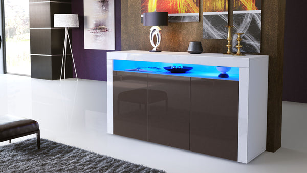 Sideboard Valencia - White / Various Front Colors