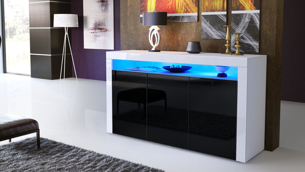 Sideboard Valencia - White / Various Front Colors